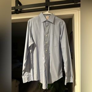 Brooks Brother Button Down shirt in striped light blue